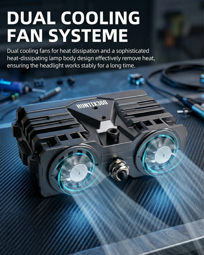 Huntix360™ 75W LED Off-Road Spotlights (Super Bright 5500K, Waterproof)