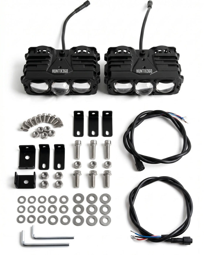Huntix360™ 75W LED Off-Road Spotlights (Super Bright 5500K, Waterproof)